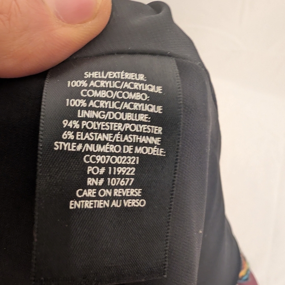 Alice + Olivia Multicolor Houndstooth Mini Skirt - Picture 8 of 9